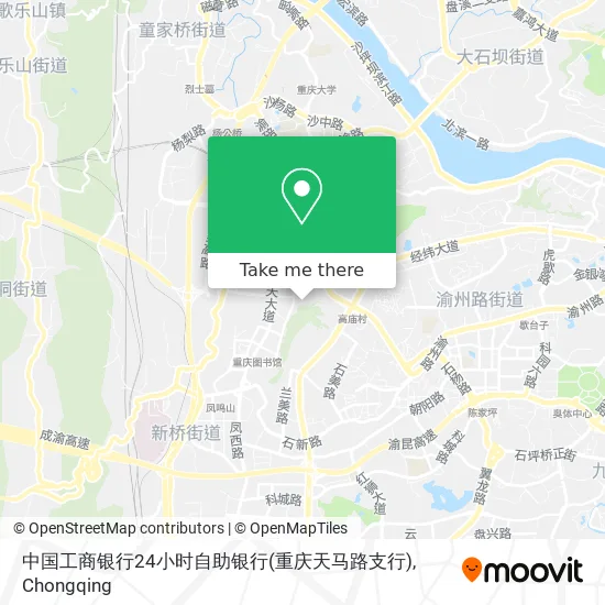 中国工商银行24小时自助银行(重庆天马路支行) map