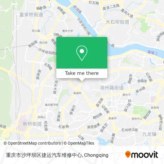 重庆市沙坪坝区捷运汽车维修中心 map