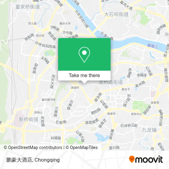 鹏豪大酒店 map
