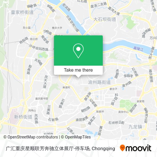 广汇重庆星顺联芳奔驰立体展厅-停车场 map