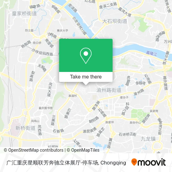 广汇重庆星顺联芳奔驰立体展厅-停车场 map