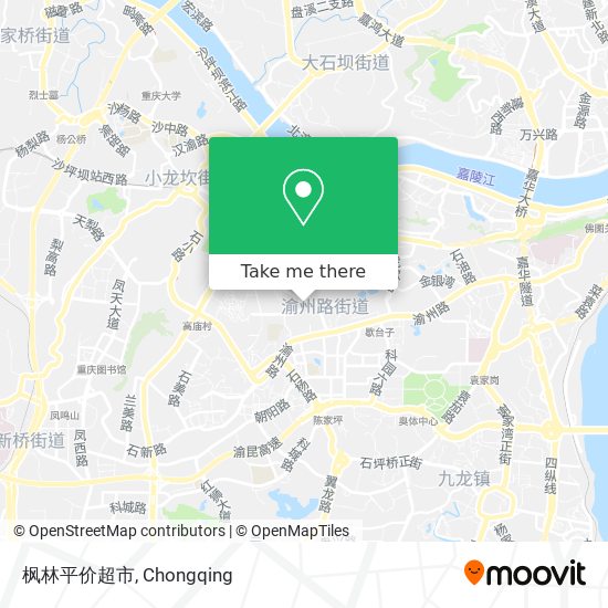 枫林平价超市 map