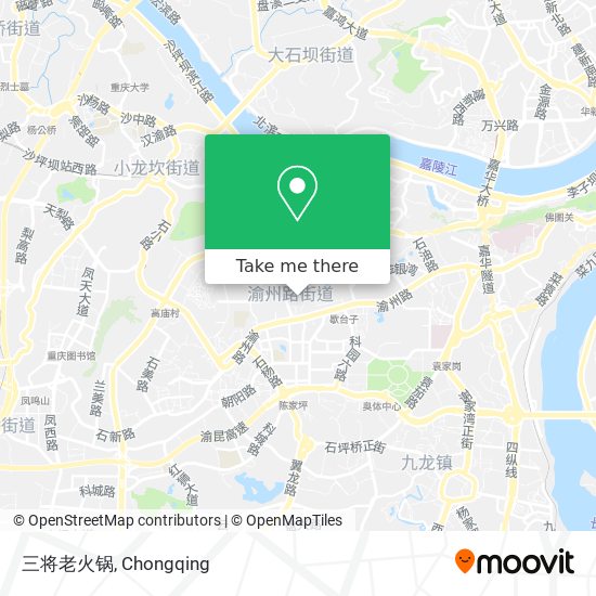 三将老火锅 map
