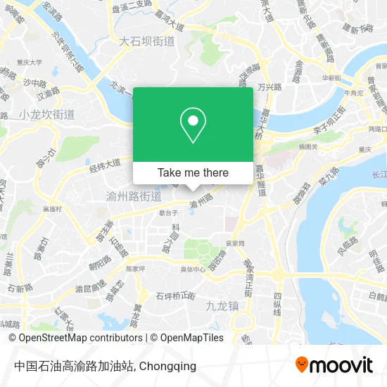 中国石油高渝路加油站 map