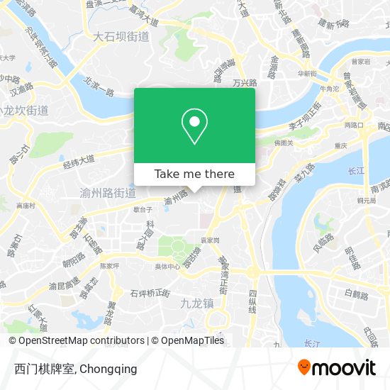 西门棋牌室 map