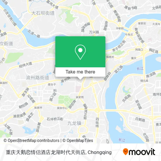 重庆天鹅恋情侣酒店龙湖时代天街店 map