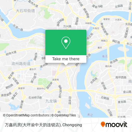 万鑫药房(大坪渝中天韵连锁店) map