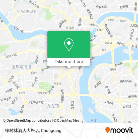 橡树林酒店大坪店 map