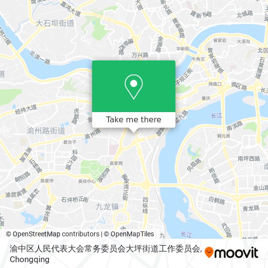 渝中区人民代表大会常务委员会大坪街道工作委员会 map