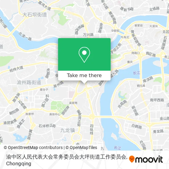 渝中区人民代表大会常务委员会大坪街道工作委员会 map
