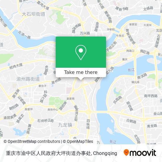 重庆市渝中区人民政府大坪街道办事处 map