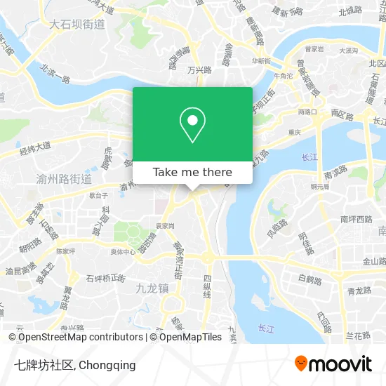 七牌坊社区 map