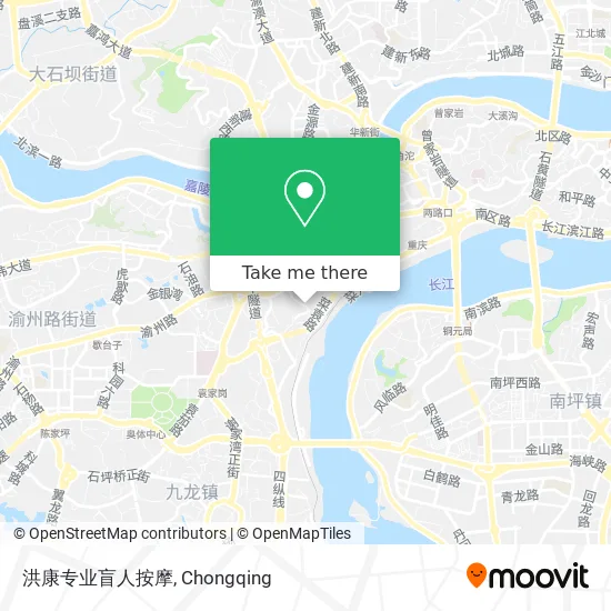 洪康专业盲人按摩 map