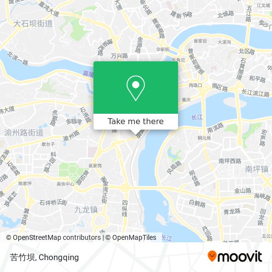 苦竹坝 map