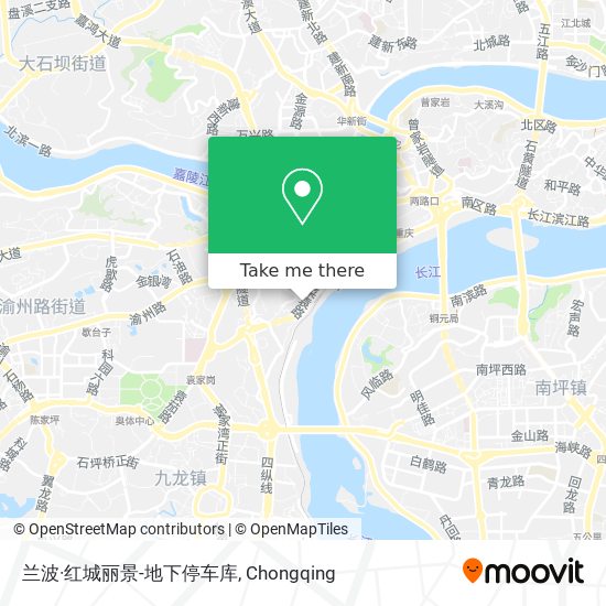 兰波·红城丽景-地下停车库 map
