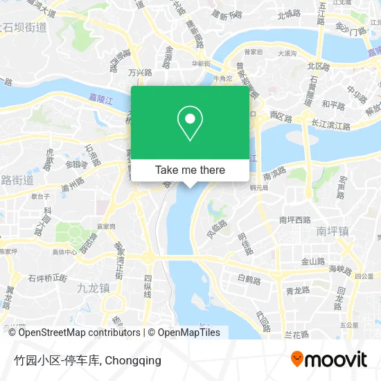 竹园小区-停车库 map