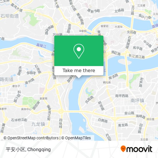 平安小区 map