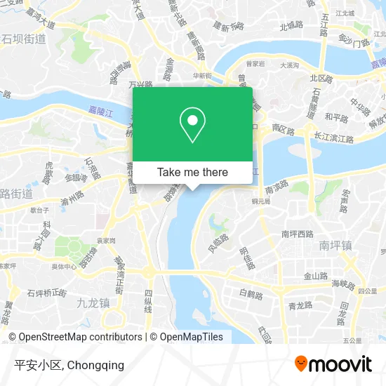 平安小区 map