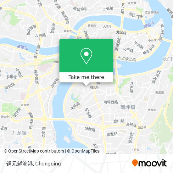 铜元鲜渔港 map
