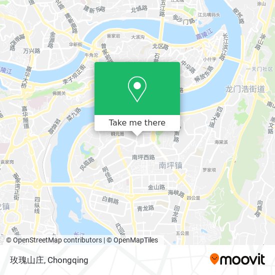 玫瑰山庄 map
