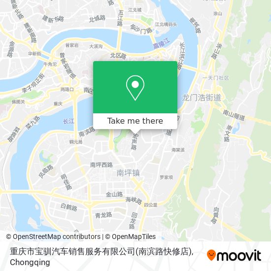 重庆市宝驯汽车销售服务有限公司(南滨路快修店) map