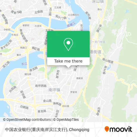 中国农业银行(重庆南岸滨江支行) map