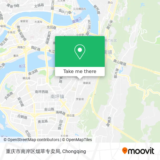重庆市南岸区烟草专卖局 map