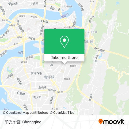 阳光华庭 map