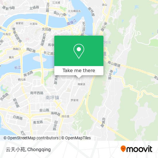 云天小苑 map