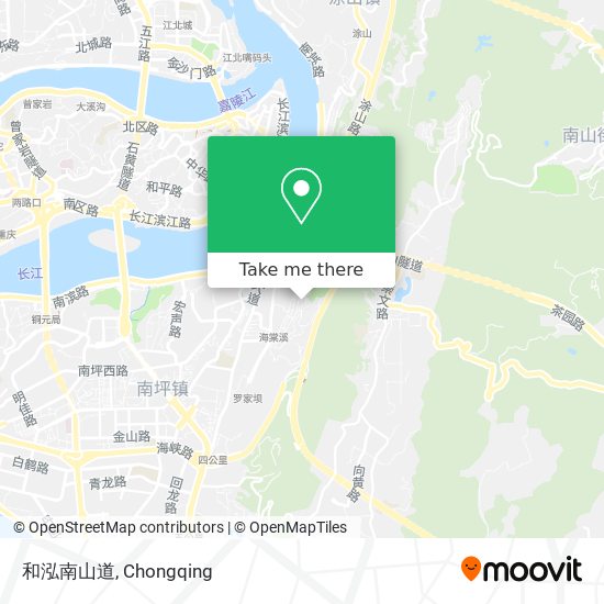 和泓南山道 map