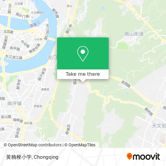 黄桷桠小学 map