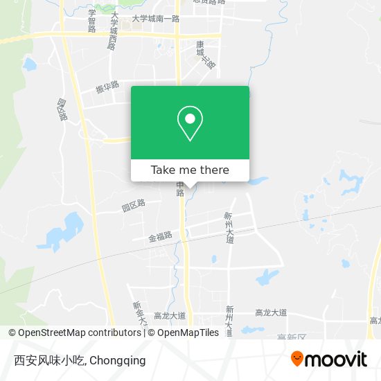 西安风味小吃 map