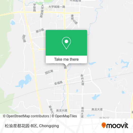 松渝星都花园-B区 map