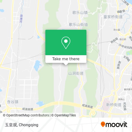 玉皇观 map
