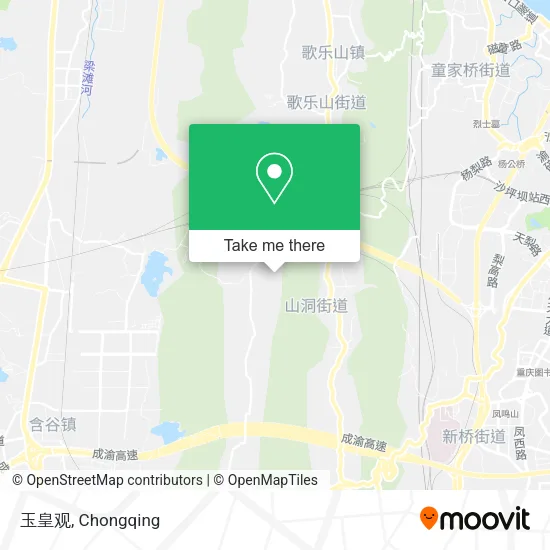玉皇观 map