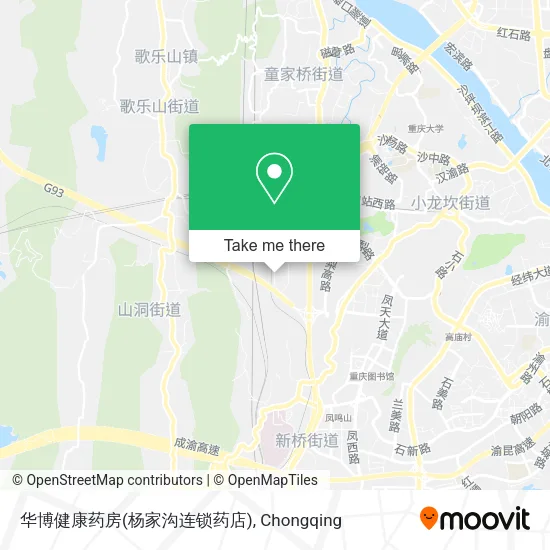 华博健康药房(杨家沟连锁药店) map