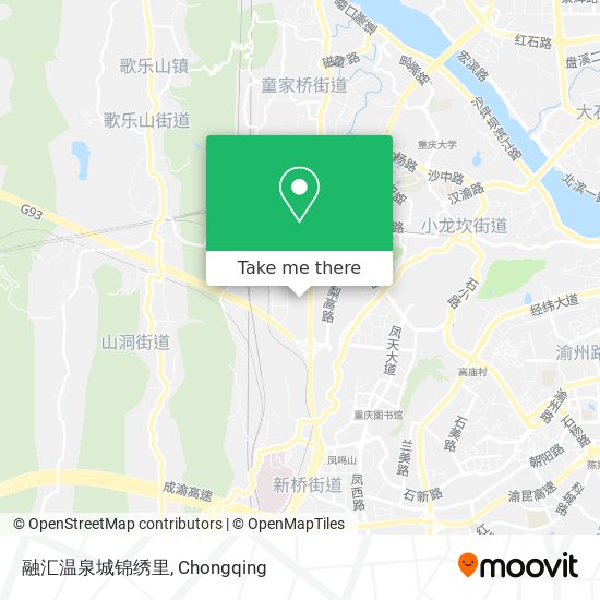 融汇温泉城锦绣里 map