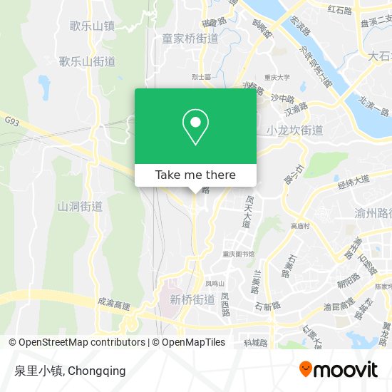 泉里小镇 map