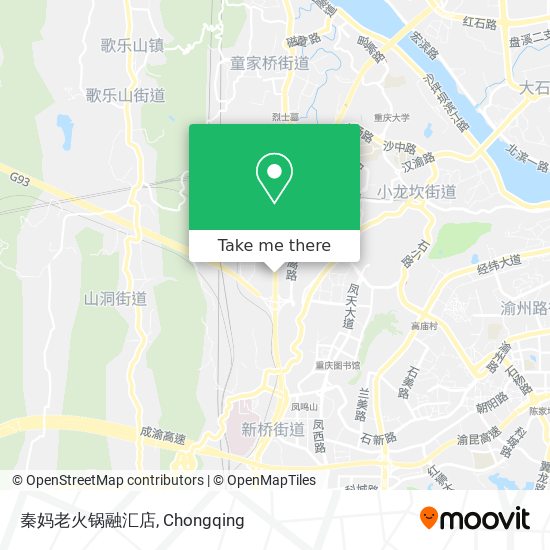 秦妈老火锅融汇店 map