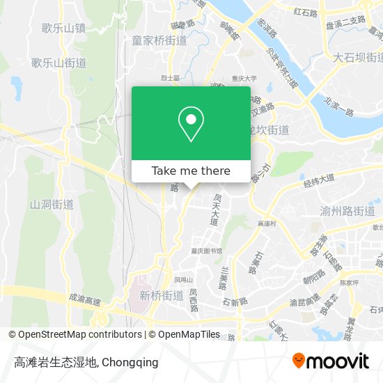 高滩岩生态湿地 map