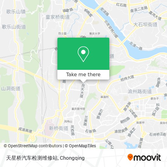 天星桥汽车检测维修站 map