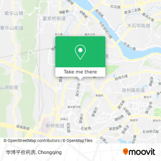 华博平价药房 map