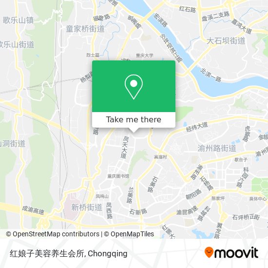 红娘子美容养生会所 map