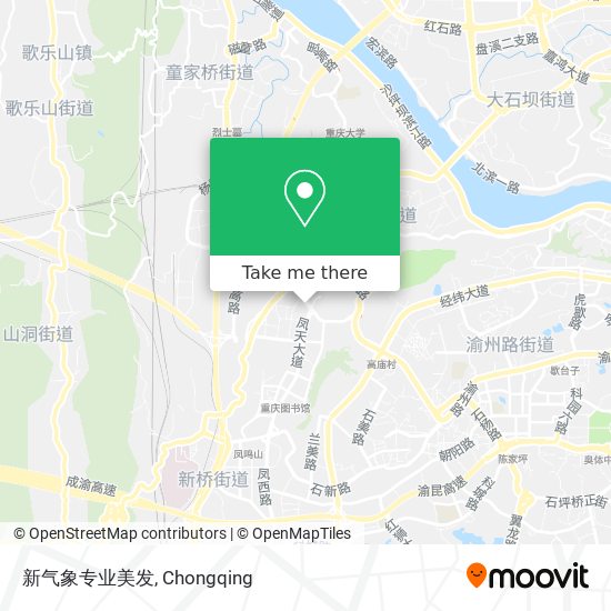 新气象专业美发 map