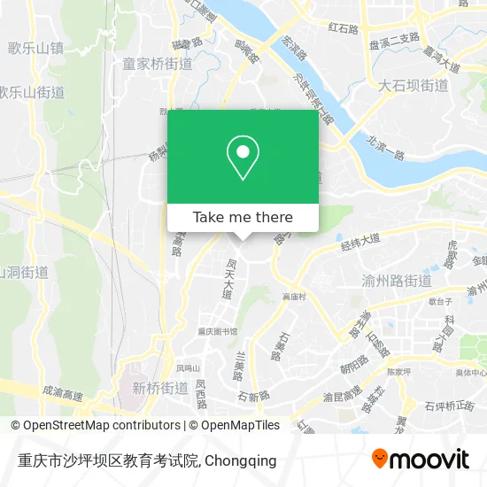 重庆市沙坪坝区教育考试院 map