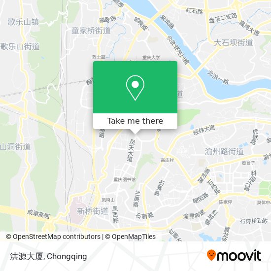 洪源大厦 map