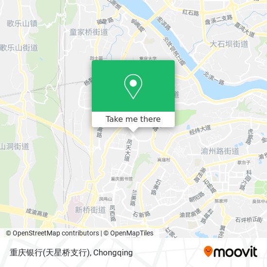重庆银行(天星桥支行) map