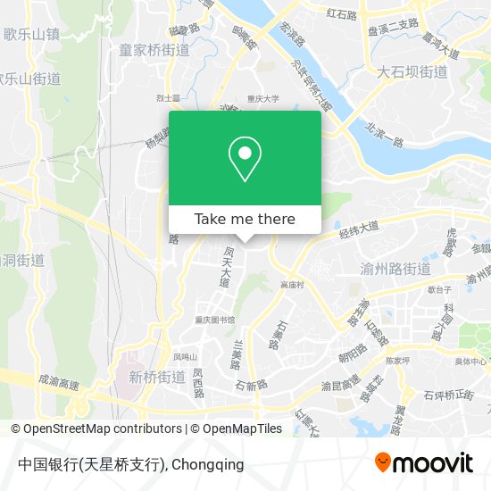 中国银行(天星桥支行) map