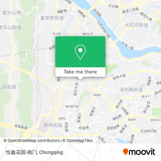 恒鑫花园-南门 map