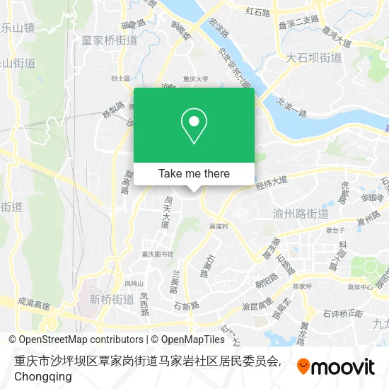 重庆市沙坪坝区覃家岗街道马家岩社区居民委员会 map